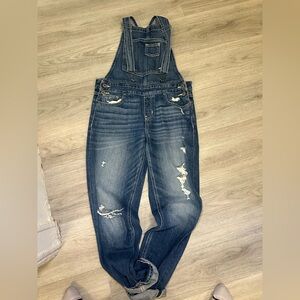 Women’s Hollister Blue Denim Overalls
